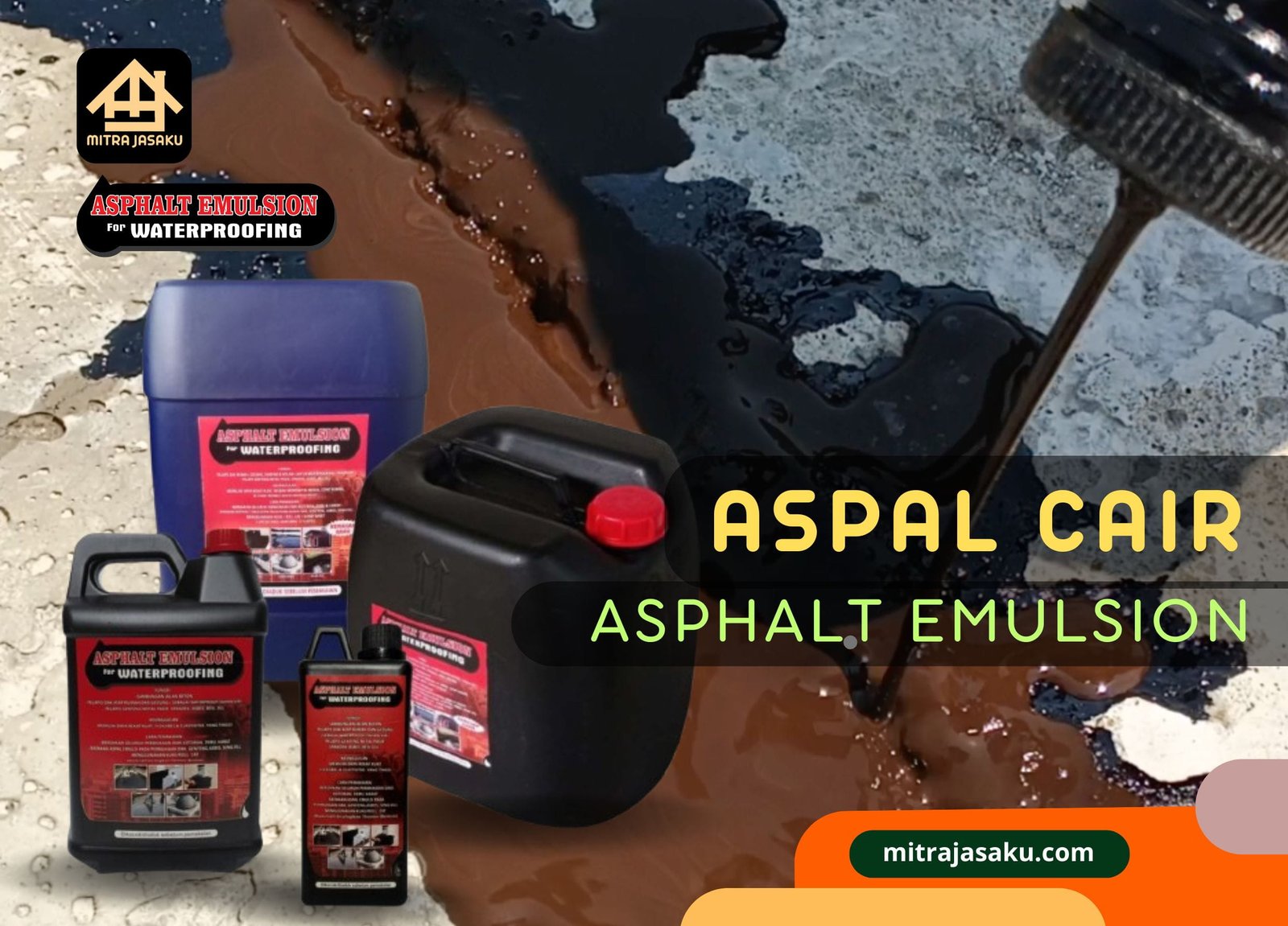 aspal cair mitrajasaku